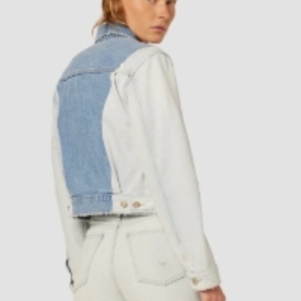 Hudson Jeans Gia Classic Trucker Denim Jacket - Picture 3 of 7